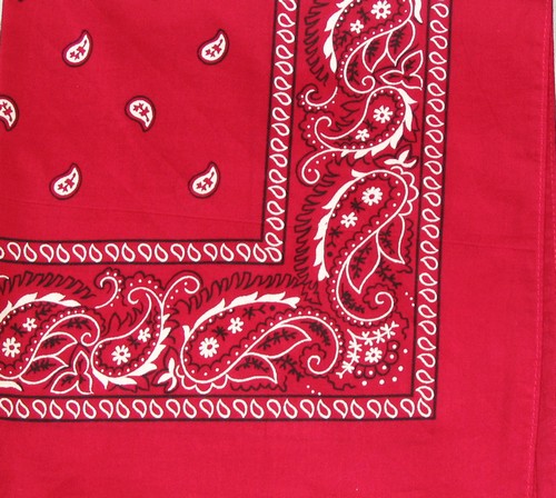 Bulk Maroon Paisley Cotton Bandana|Seagull International